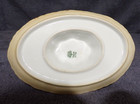Vintage Imperial Heinrich H & Co REGENT Gold Trim Gravy Boat Attached Underplate — photo 3