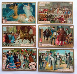 komplette Liebig Serie A 343 / S 499 "Theater Alt Berlin II" 1896