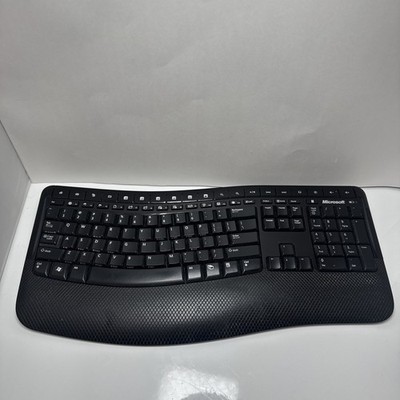 Microsoft Comfort Keyboard 5000 Model 1394 Wireless Keyboard No Dongle