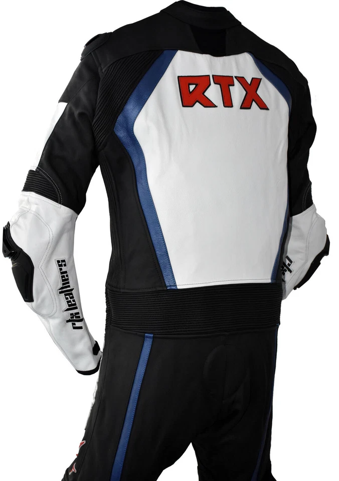 RTX GB Pro Racing Perforated CE Leather Motorcycle 1 Piece Motorbike Suit S-3XL - Image 4 of 4