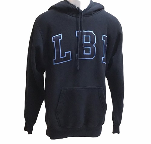 LBI Hoodie XS Navy Long Beach Island MV Sport Pro Weave Unisex Mens Sizing VTG - 第 1/6 張圖片