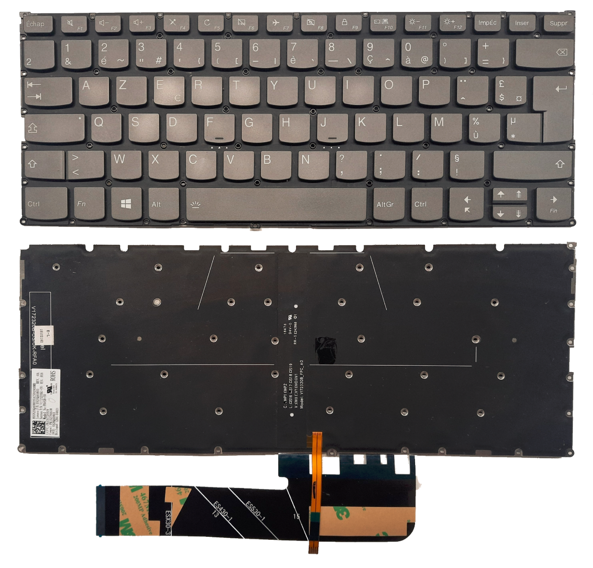 Écran LED 14″ Pour Lenovo Yoga 530-14ARR – 1920×1080 – 30 Pins – Visiodirect