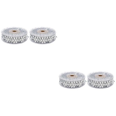 4 Pcs Wired Band Verpackung Band Weihnachten Verdrahtete Band