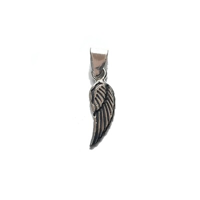 Sterling Silver Pendant Angel Wings Solid Hallmarked 925 Handmade