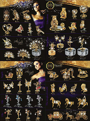 Figure Swarovski Components Crystal Temptations 24K Gold Figure Swarovski Components Crystal Temptations 24K Gold