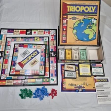 Limited Edition International TRIOPOLY The 3 Dimensional Board Game Of Buying