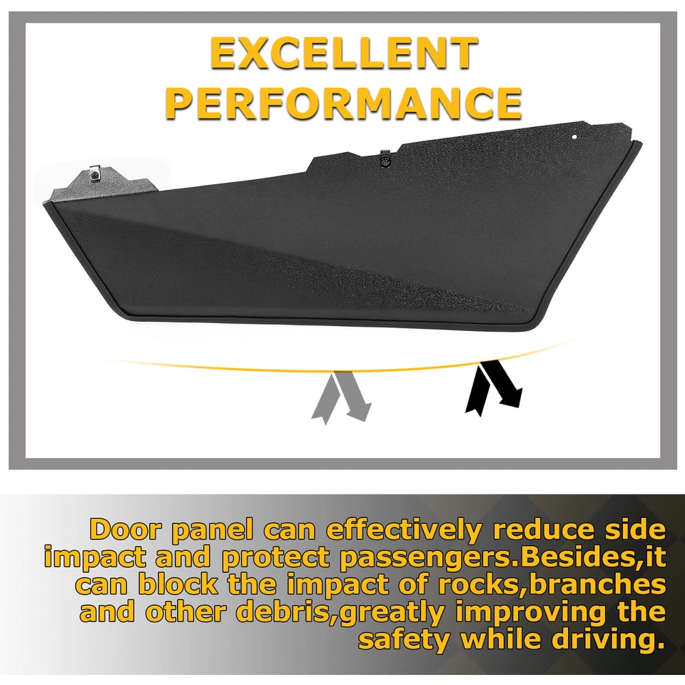 For 14-20 Arctic Cat Wildcat Trail 700 & Sport ABS Lower Doors Extension panels - Image 2 of 4