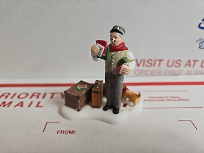 Dept. 56,  New England, ''Postal Pick-up'' Post Office Figurine