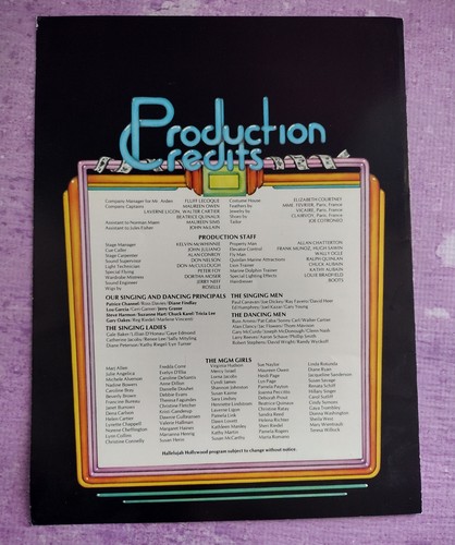 1975 MGM Grand Hotel Las Vegas Donn Arden's HALLELUJAH Hollywood Program Vintage - Bild 3 von 7