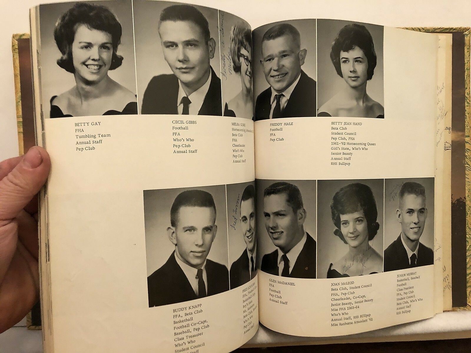 1964 Ranburne High School Annual Yearbook Alabama AL eBay