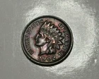 1902 Indian Head Cent Strong Strike & Beautiful Rainbow Toning Uncirculated Coin