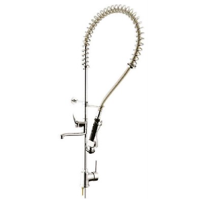 Industrial Deck Mounted Pre Rinse Kitchen Sprayer sink faucet
