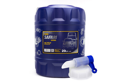Motoröl Mannol 20W-50 Safari API SL/CF 20 Liter inkl. Auslasshahn Motor ÖL Oel