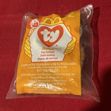 Vintage 1998 BONGO The Monkey TY Teenie Beanie Babies McDonald's Happy Meal Toy