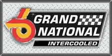 BUICK GRAND NATIONAL INTERCOOLED EMBLEM BADGE SIGN REMAKE ALUMINUM SIZE OPTIONS