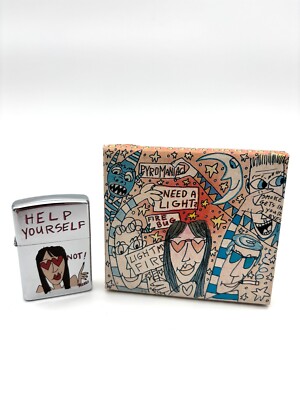 James Rizzi Zippo HELP YOURSELF NOT! Limitierte Edition NR 1 von 200 sehr selten