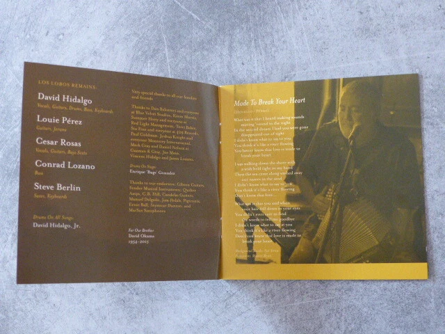 LOS LOBOS - Gates of Gold - CD ( 2015 ) - Photo 2/4