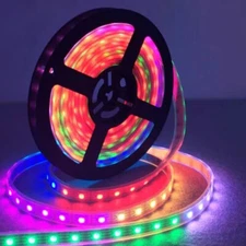 WS2815 DC 12V RGB 5050 Pixels LED Strip Light Dual Signal Individual Addressable
