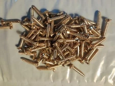 #6 X 3/4" OVAL HEAD PHILLIPS WOOD SCREWS BRASS SELECT QTY