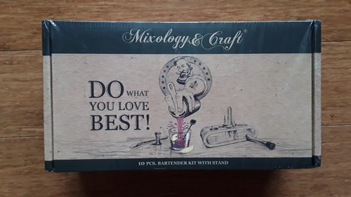 NEW Never Opened Mixology & Craft Bartender Set Original Price $37.99 LOW PRICE