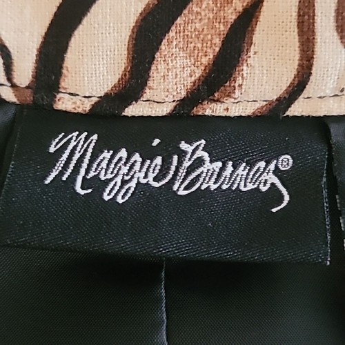 Maggie Barnes Kimono Sleeve Brown Linen Blend Jacket Sz 5X - Picture 7 of 9