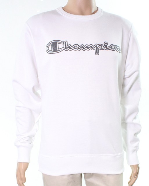 champion sweatshirt mens white