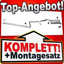 Auspuff für FIAT DOBLO 1.6 JTD OPEL COMBO 1.6 CDTi Ab 2010 SWB -1840mm