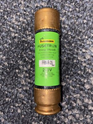 Cooper Bussmann FRN-R-35, 35 Amp (35A) 250V Fusetron Dual Element Time ...