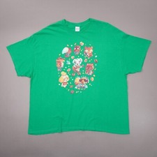 Animal Crossing KK Slider Tom Nook T Shirt Mens 3XL Green 100% Cotton Nintendo