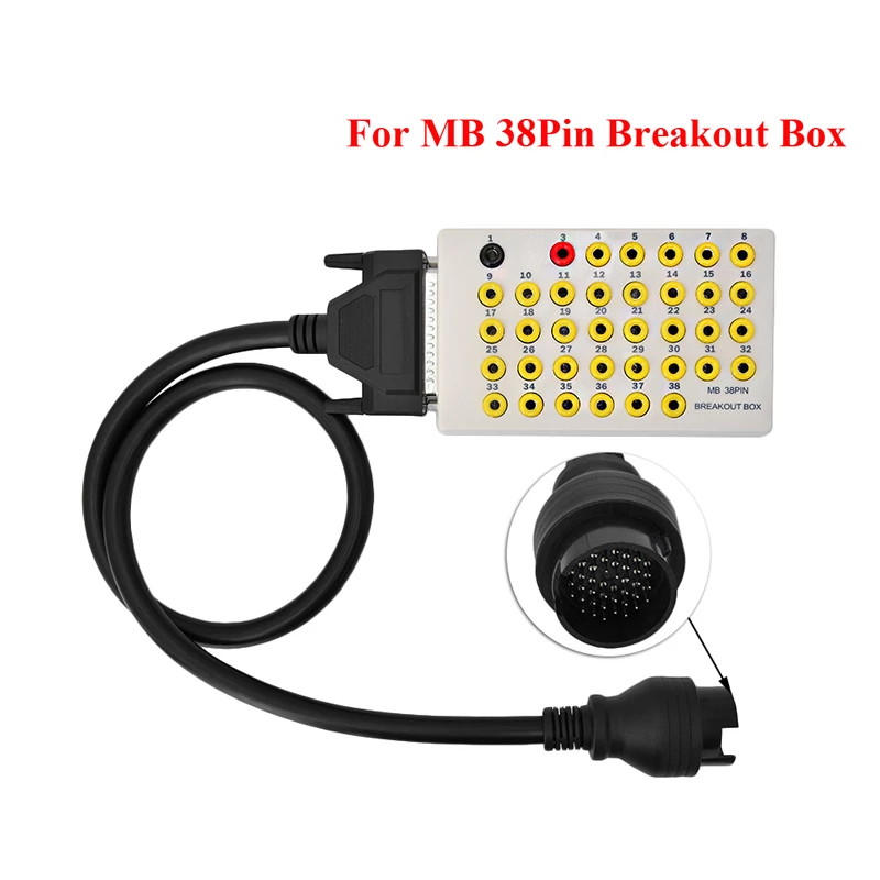 Adapter 38 Pin für Mercedes für Bosch Gutmann iCarsoft Delphi Auto  