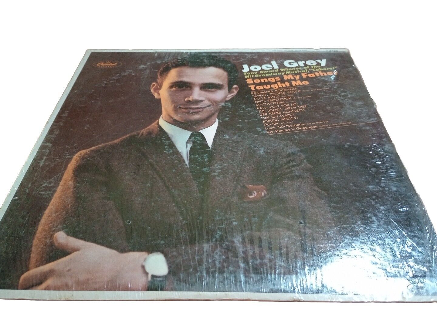 Joel Grey  vinyl LP Songs My Father Taught Me Mickey Katz Jewish, WORN