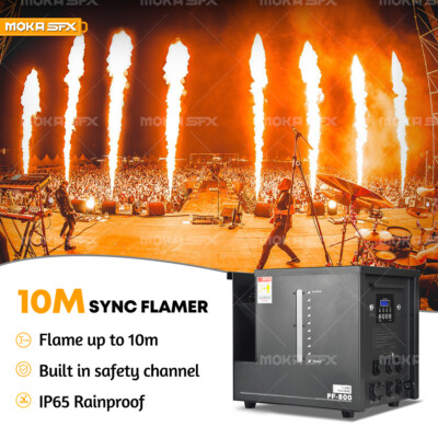 MOKA Pro Flame Machine for Stage Big Events Waterproof DMX Fire Machine 26-32ft
