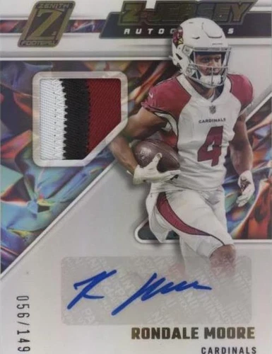2022 Panini Zenith Rondale Moore #ZJA-RM
