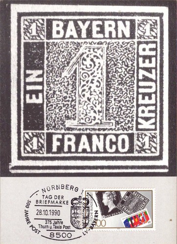 Maximumkarte Bundesrepublik MiNr. 1479 «Tag der Briefmarke 1990» (2)