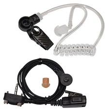 HQRP Acoustic Tube Earpiece Headset for Vertex Standard VX168 VX170 VX177 VX180