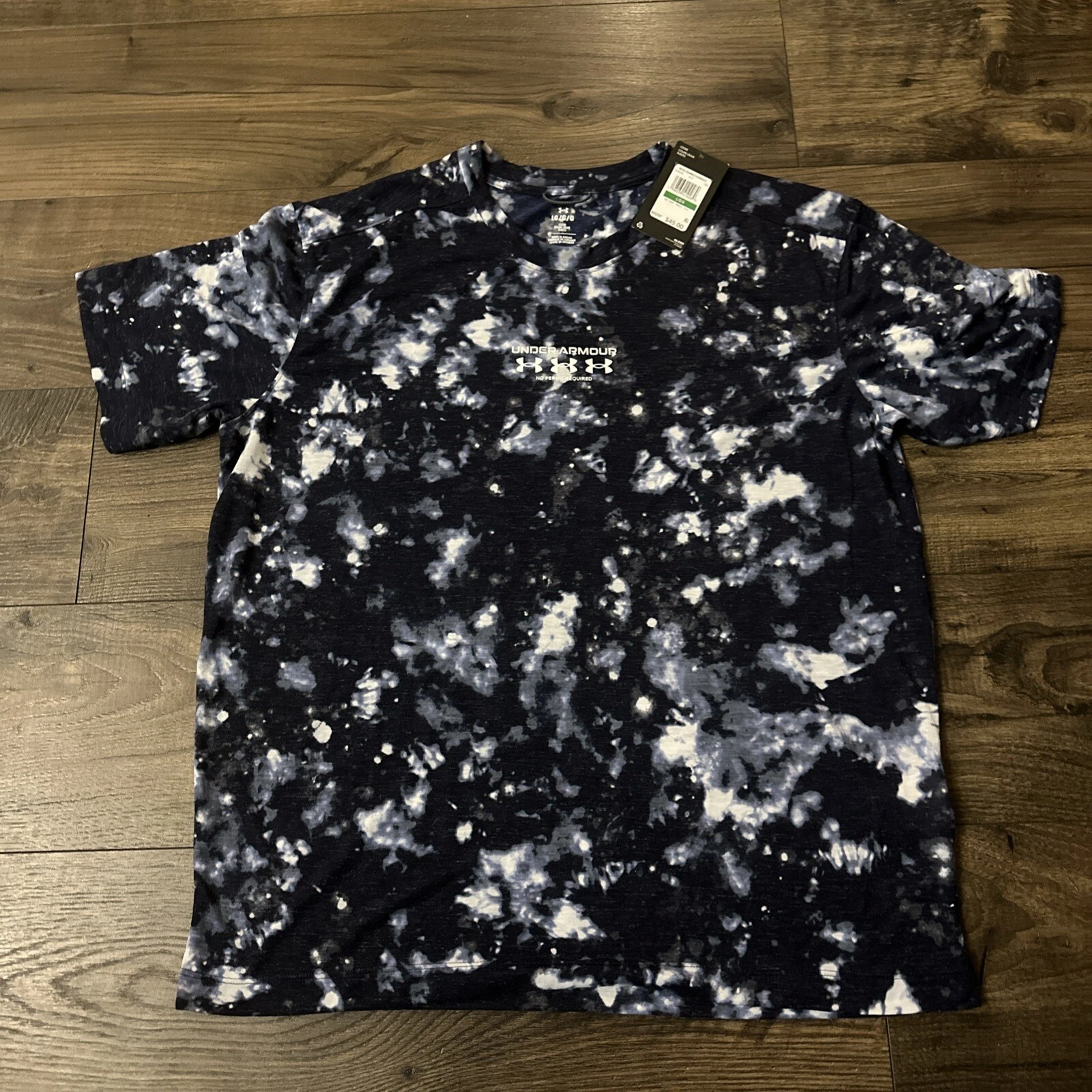 Under Armour Shirt Men's Large New Run Trail Tee Active 1374545 MSRP $45 Blue
Opens in a new window