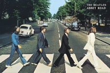 The Beatles - Music Poster (Abbey Road) (Size: 36" x 24")