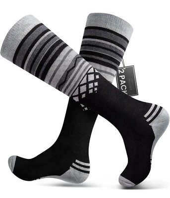 OUTDOOR MASTER OutdoorMaster 2 Paar Unisex Skisocken für Damen & Herren, Winter Snowboarden, NEU