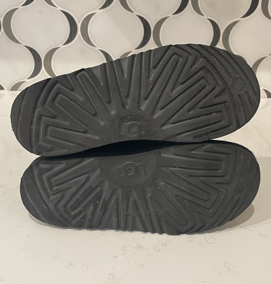 UGG Kids' Classic II Glitter Leopard Boot, Size 5 Black 1112388K eBay