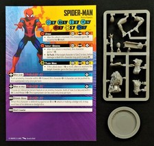 Marvel Crisis Protocol Core Set Spider-Man with Rules Card and 35mm Base