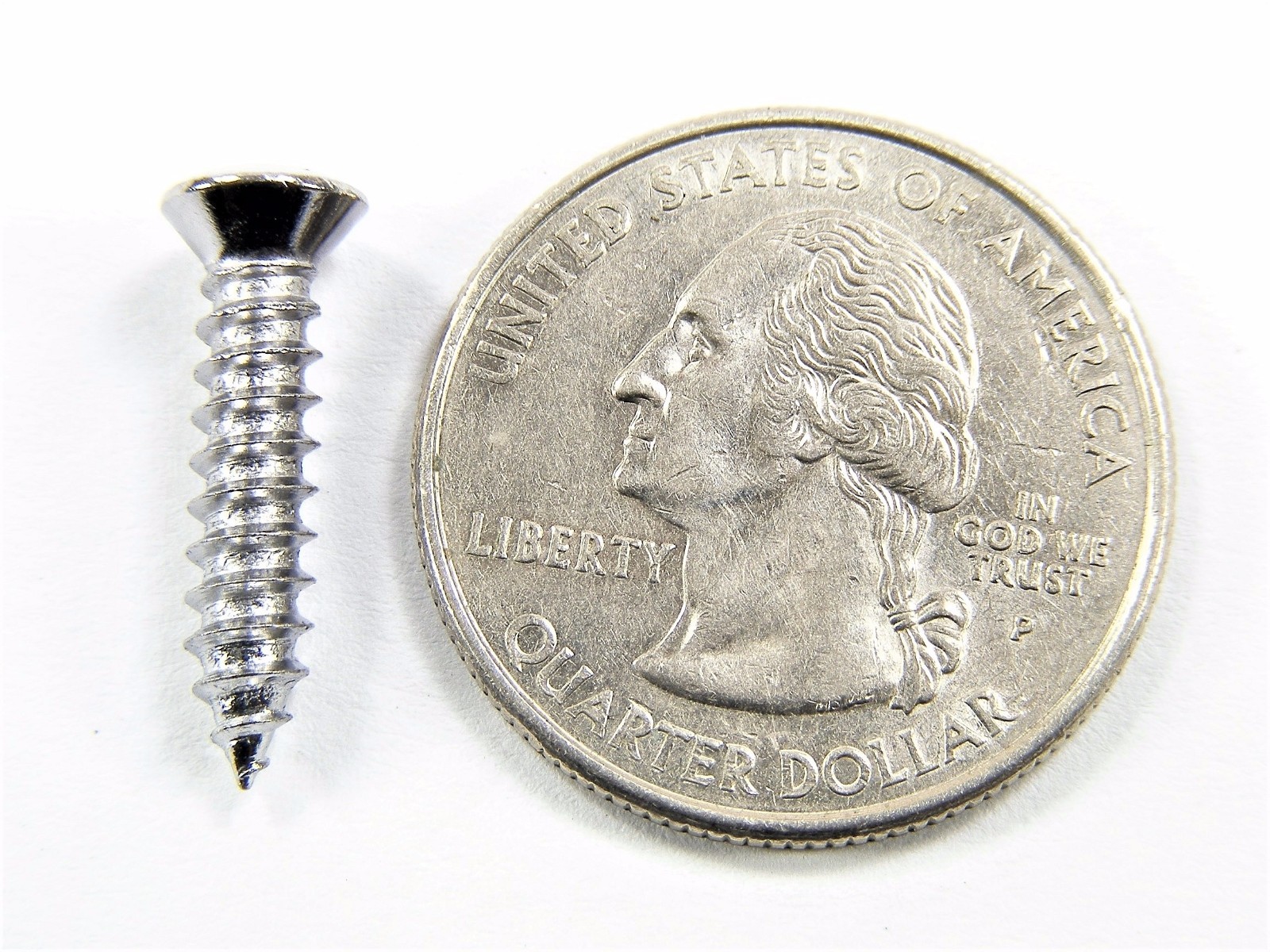 GM Chrome Interior Trim Screws 8 x 3/4" Long 6 Oval Head 25 screws