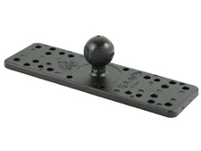 RAM Mount 6.25" x 2" Universal Marine Electronics Base Plate with 1" Ball