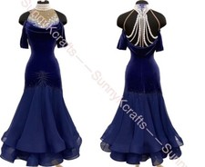 Handmade Dance Dress/Standard Ballroom Competition Dress smooth Waltz Tango