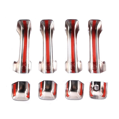6PCS Chrome Door Mirror W/ Door Handle Covers Fits for 2019-2024 Ram 1500 4-Door - Picture 8 of 9
