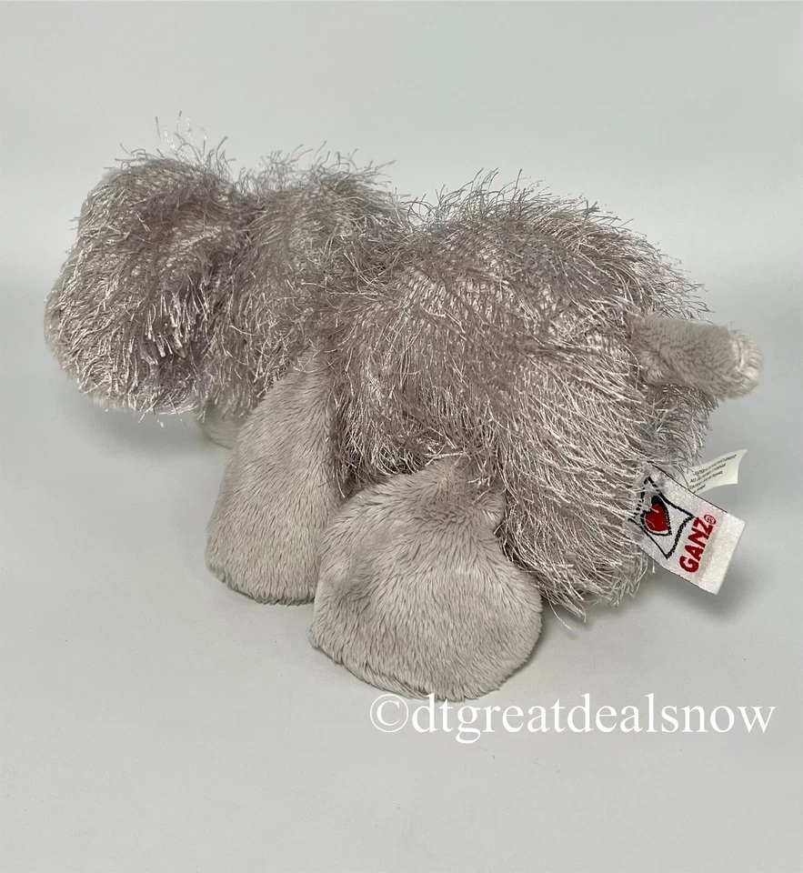 GANZ Webkinz HM07 Fuzzy Soft Gray Elephant  Plush Stuffed Animal No Code - Image 4 of 4
