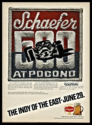1975 SCHAEFER BEER 500 Indy Car Race at Pocono Raceway PROMO ADF