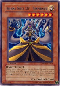 Arcana Force XIV - Temperance - LODT-EN014 - Rare - 1st Edition x3 - Lightly Pla
