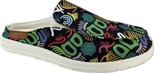 Women's Green multicolor Lightweight Slip-on Slipper Shoes US SZ 10