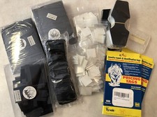 Lot Earring Display Cards, Silicone Earring Backs/Stoppers, Pricing Tags