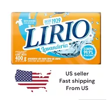 Lirio Jabón De Barra Para Lavar 400g/Lirio Laundry Detergent Soap Bar 14.01 oz🧼